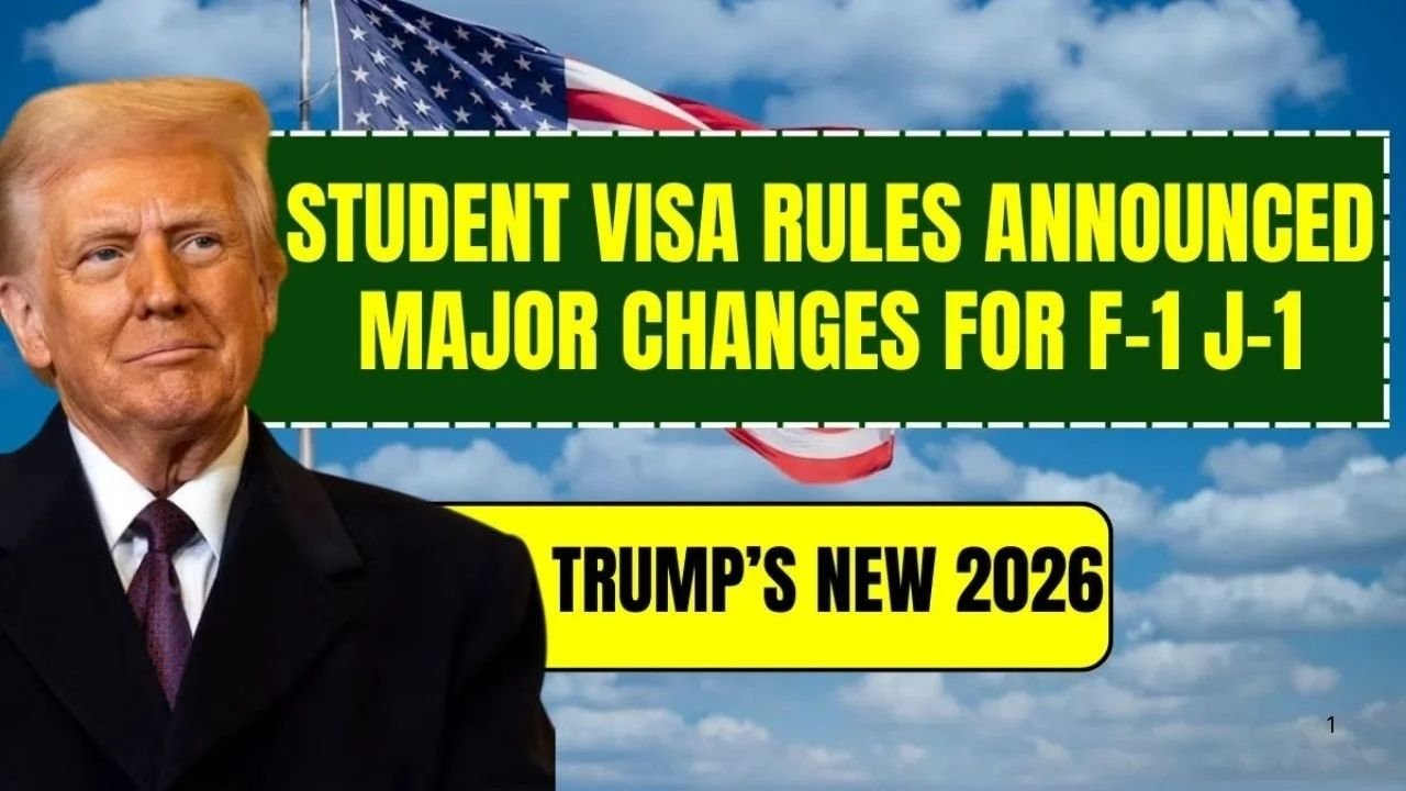 Trump’s New 2026 Student Visa Rules: Major Changes for F-1, J-1, and M-1 Students Explained